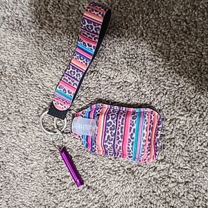 Sanitizer holder lanyard